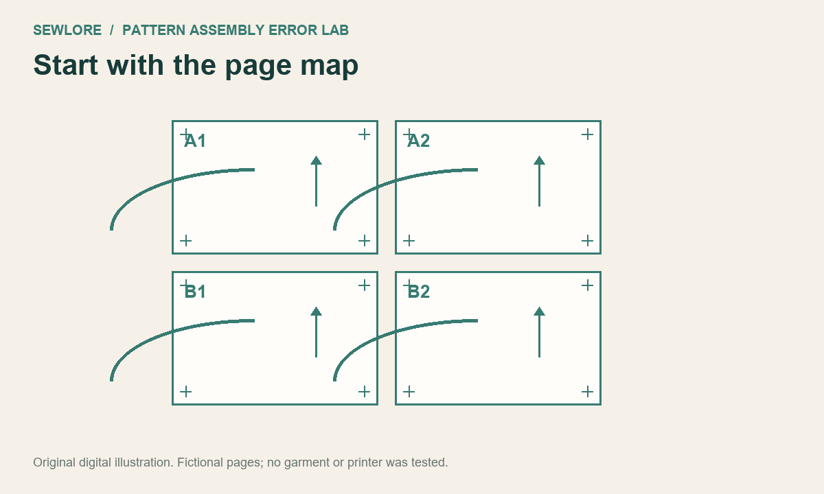 Digital teaching case: Start with the page map
