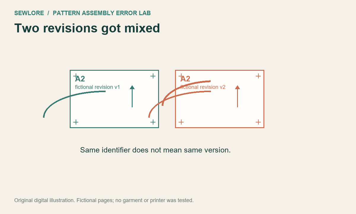 Digital teaching case: Two revisions got mixed