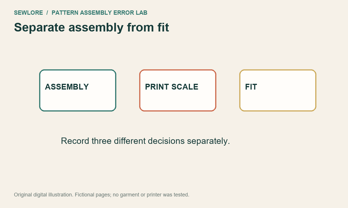 Digital teaching case: Separate assembly from fit
